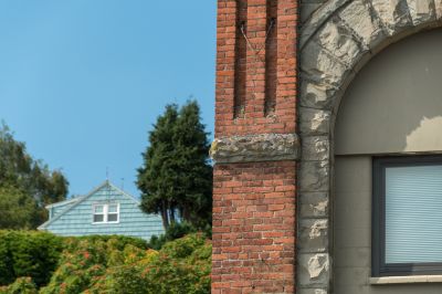 Faux Brick Installation