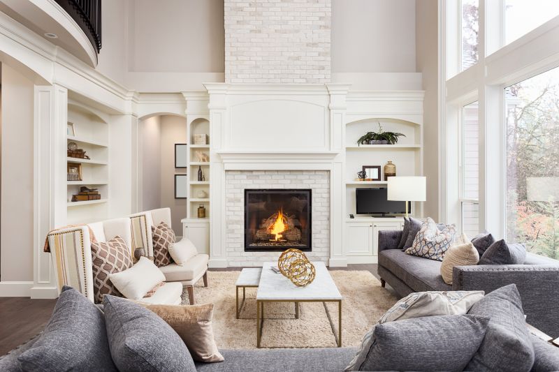 Faux Brick Fireplace Surround